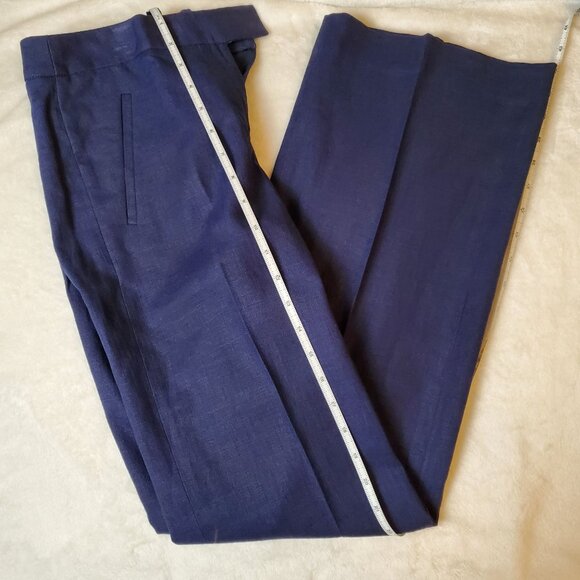 NWT Tahari Arthur S. Levine Womens Navy Pants Size 2 - Picture 14 of 16